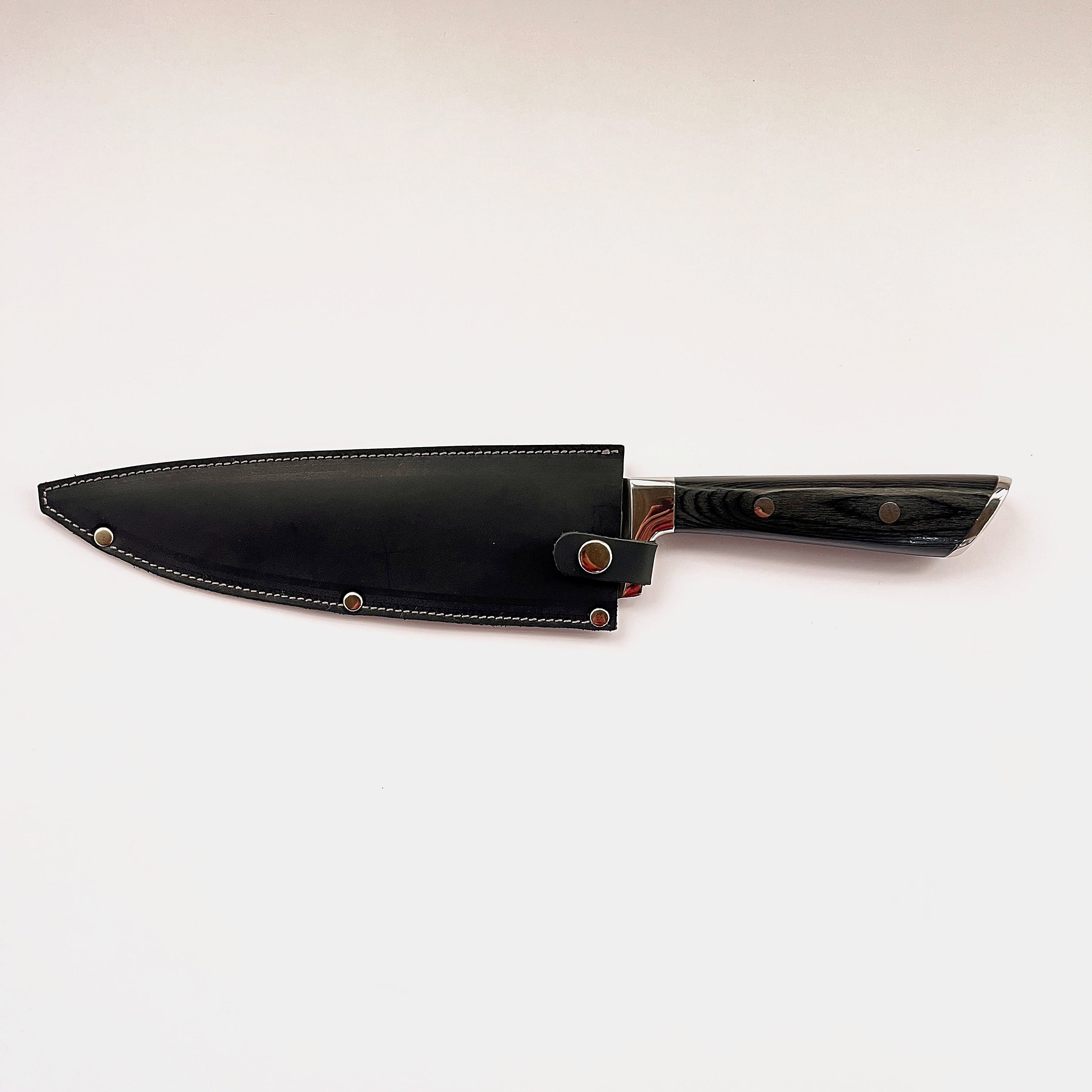 Cuchillo Parrillero 8 Feroz con Funda Negra