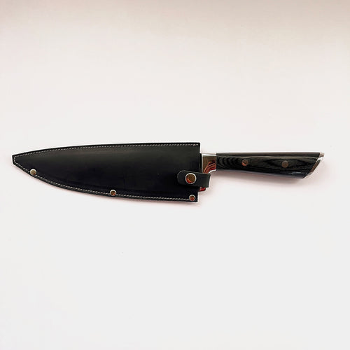 Cuchillo Parrillero 8 Feroz con Funda Negra