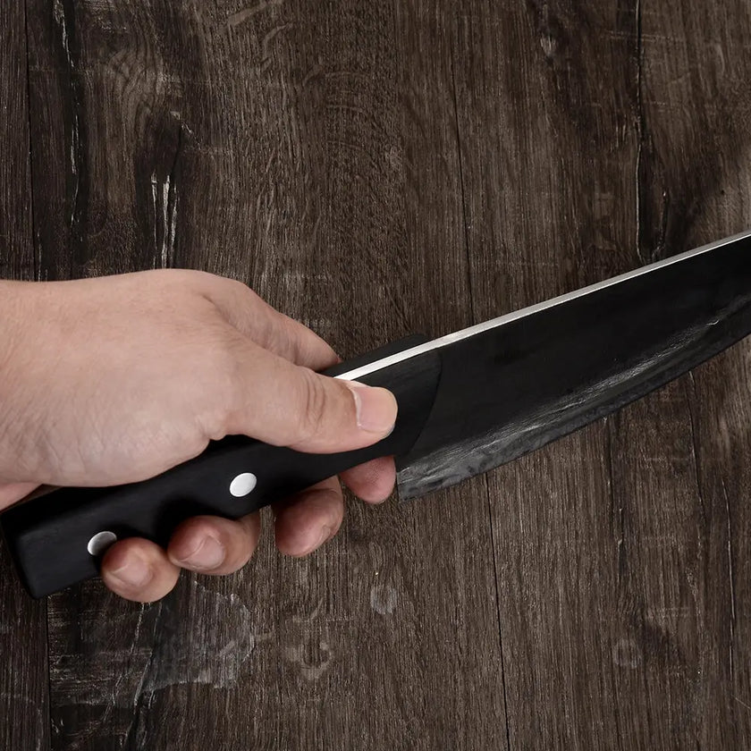 Cuchillo Parrillero Andino Forjado a Mano de 8”