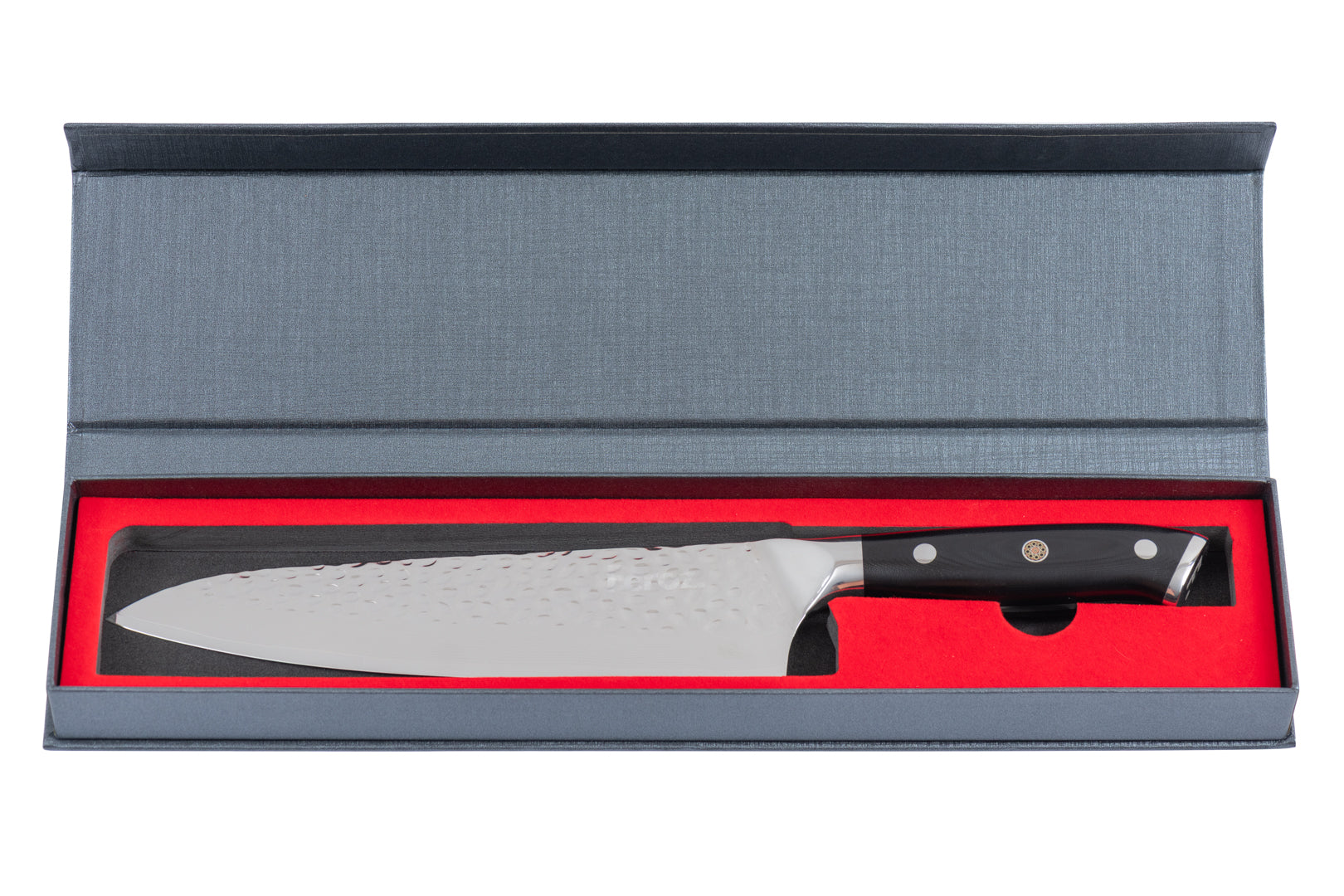 Cuchillo Martillado Feroz XL Acero Damasco