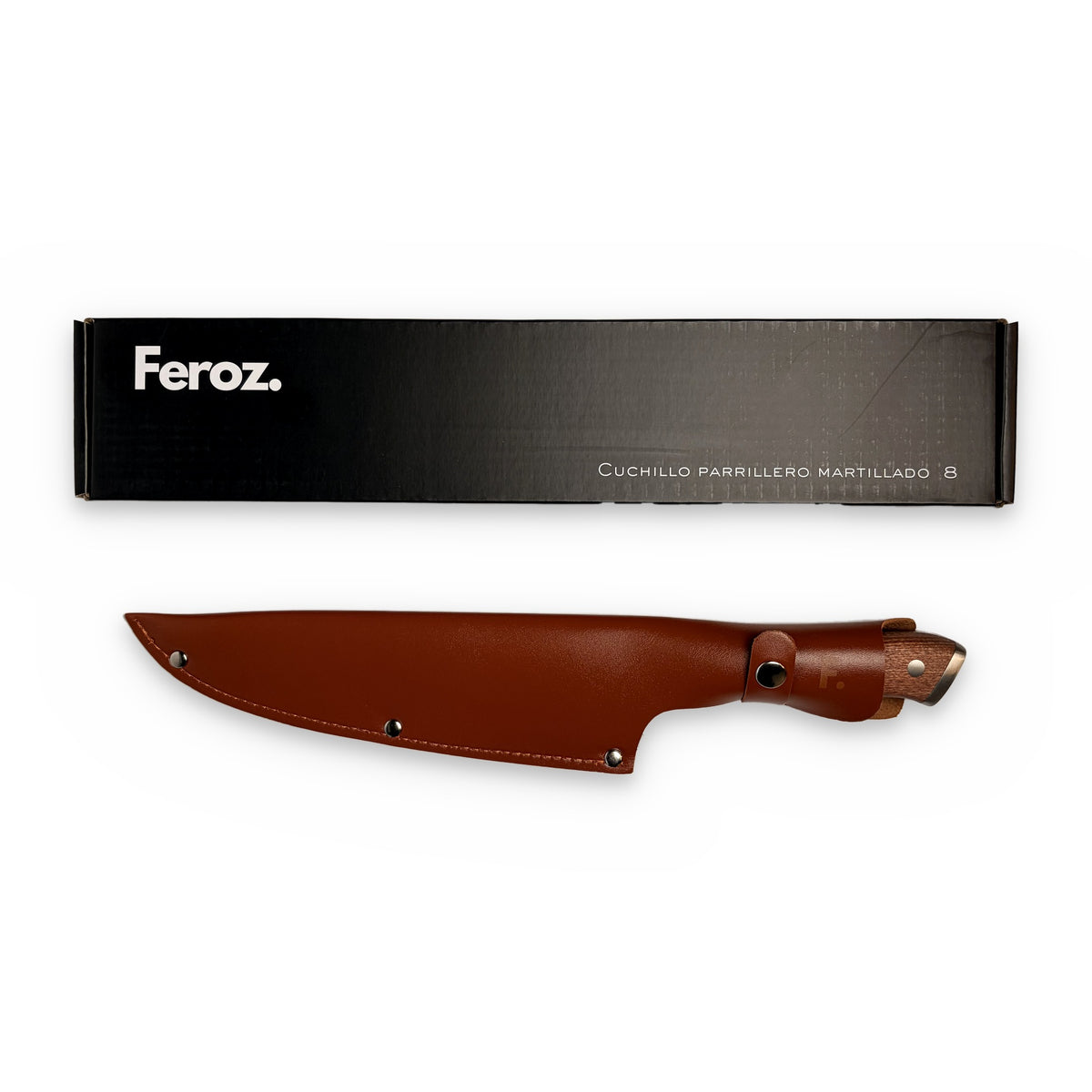 Cuchillo Parrillero 8" Iron Feroz + Funda