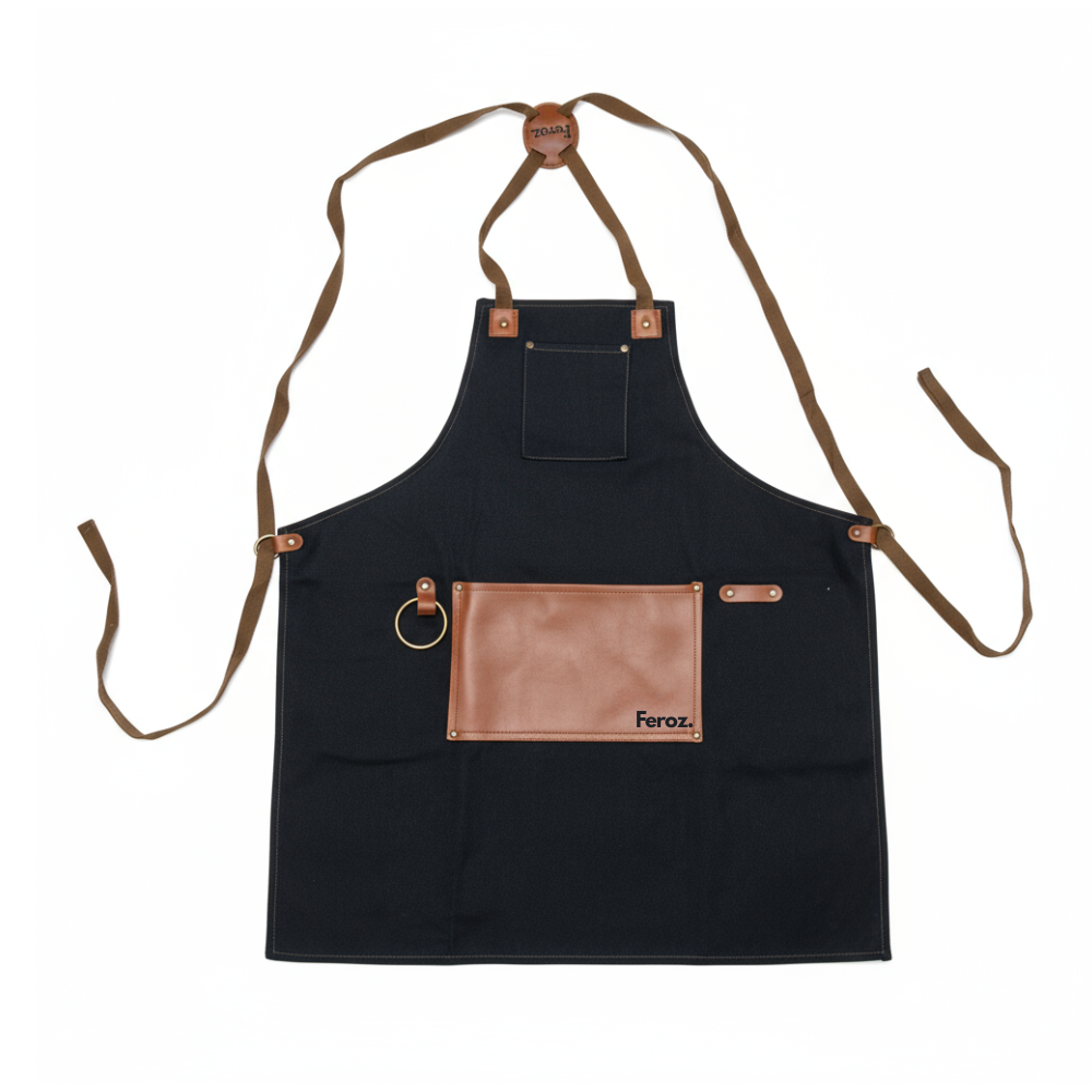 Pechera Parrillera Criolla Negra Ajustable
